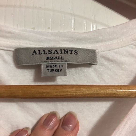 ⭐️FREE ITEM⭐️ All Saints white tank top - Picture 5 of 6